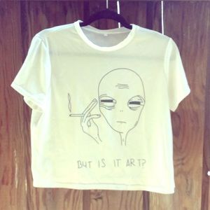 Alien crop top